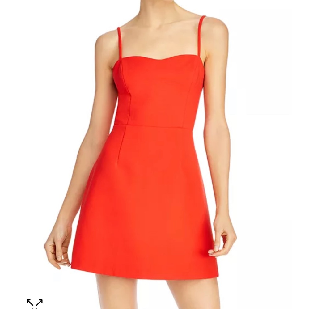 French Connection Tie-Back Mini Dress